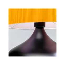KARE Design Lampe Hit Parade Noire Et Orange ^ Lampe De Table
