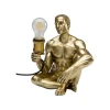 KARE Design Lampe Homme Assis Doré ^ Lampe De Table