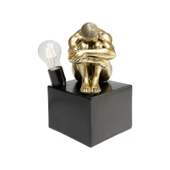 KARE Design Lampe Homme Recroquevillé Doré ^ Lampe De Table