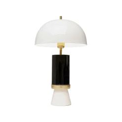 KARE Design Lampe Josy Blanche Et Noire ^ Lampe De Table