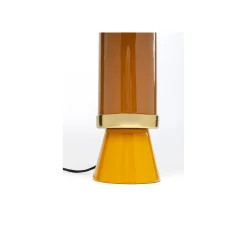 KARE Design Lampe Josy Jaune Et Marron ^ Lampe De Table