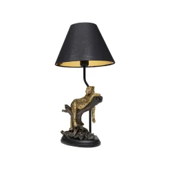 KARE Design Lampe Léopard Allongé ^ Lampe De Table