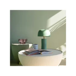 KARE Design Lampe Loungy Vert Sage ^ Lampe De Table
