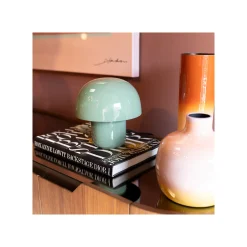 KARE Design Lampe Mushroom 27cm Bleue ^ Lampe De Table