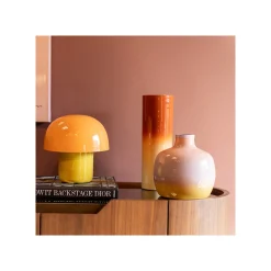 KARE Design Lampe Mushroom Duo 20cm Orange Et Jaune ^ Lampe De Table