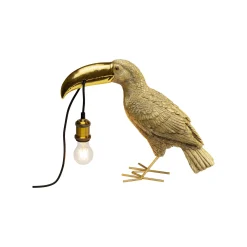 KARE Design Lampe Toucan Doré ^ Lampe De Table