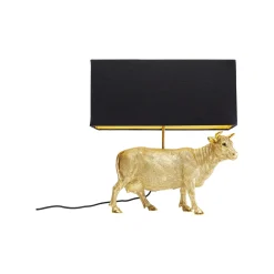 KARE Design Lampe Vache Dorée ^ Lampe De Table