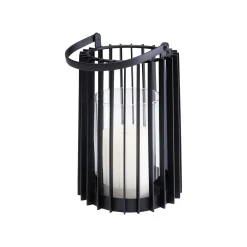 KARE Design Lanterne Corinne Noire 32cm ^ Bougeoir & Lanterne