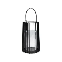 KARE Design Lanterne Corinne Noire 50cm ^ Bougeoir & Lanterne