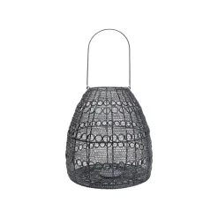 KARE Design Lanterne Hayat Cone Noire 37cm ^ Bougeoir & Lanterne
