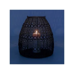 KARE Design Lanterne Hayat Cone Noire 37cm ^ Bougeoir & Lanterne
