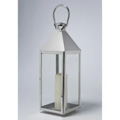 KARE Design Lanternes Giardino Set De 4 Argentées ^ Bougeoir & Lanterne