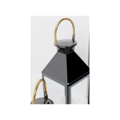 KARE Design Lanternes Giardino Set De 4 Noires ^ Bougeoir & Lanterne