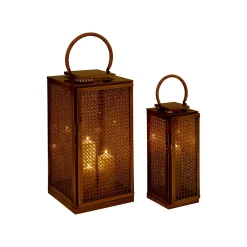 KARE Design Lanternes Palazzo Vita Dorées Set De 2 ^ Bougeoir & Lanterne