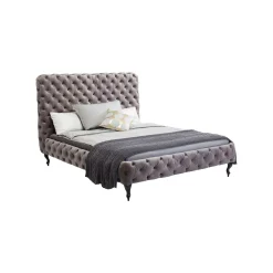 KARE Design Lit Desire Haut Gris Argenté ^ Lit