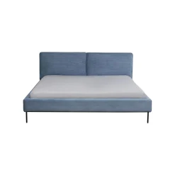 KARE Design Lit East Side Cord Côtelé Bleu ^ Lit