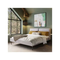 KARE Design Lit East Side Cord Côtelé Gris ^ Lit