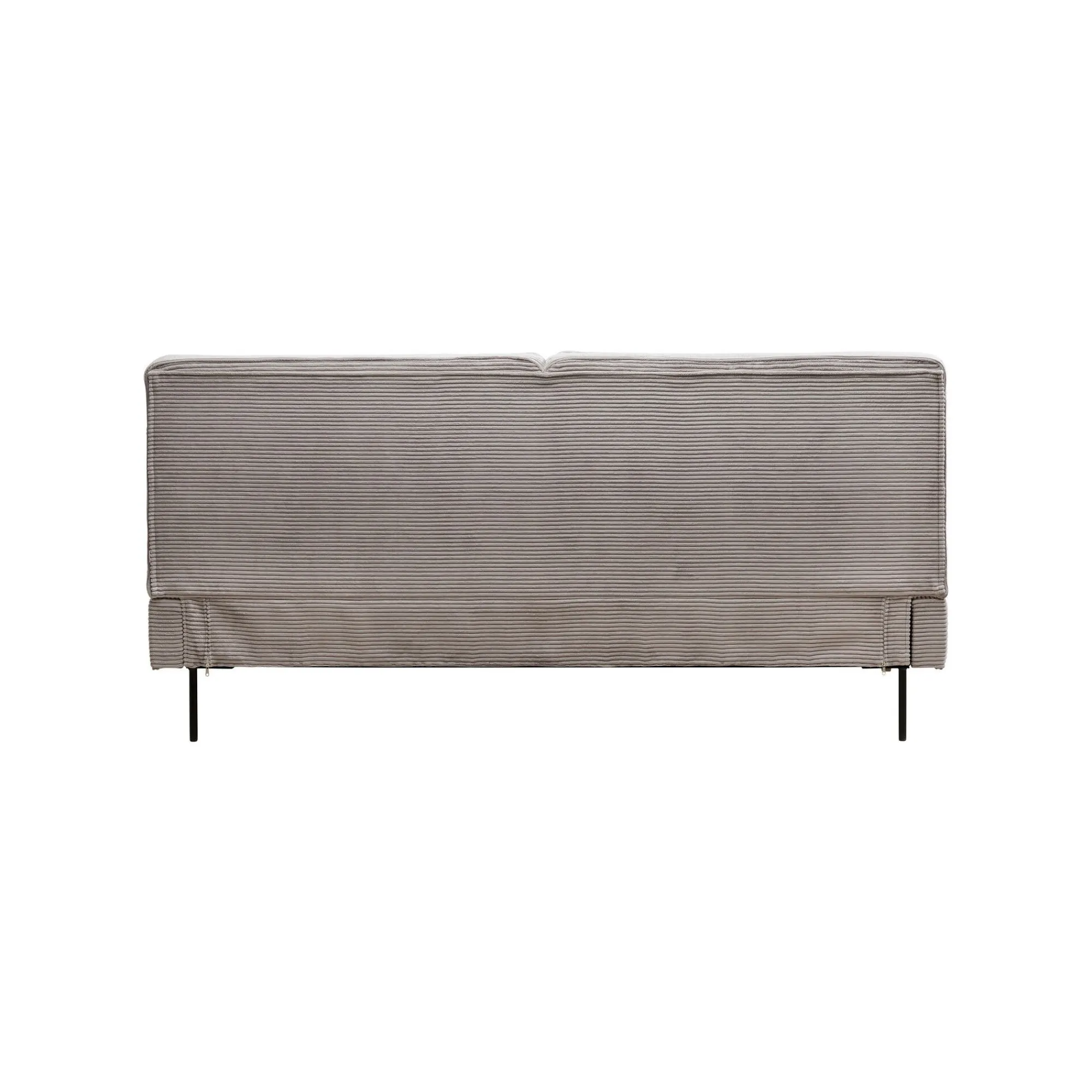 KARE Design Lit East Side Cord Côtelé Gris ^ Lit
