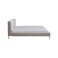 KARE Design Lit East Side Cord Côtelé Gris ^ Lit