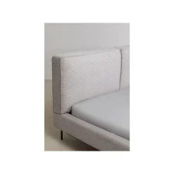 KARE Design Lit East Side Cord Côtelé Gris ^ Lit