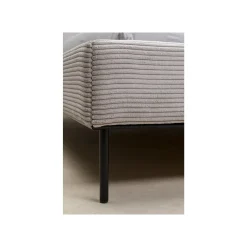 KARE Design Lit East Side Cord Côtelé Gris ^ Lit