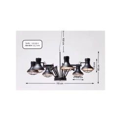 KARE Design Lustre Spider 6 Branches ^ Lustre & Suspension