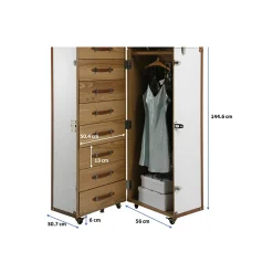 KARE Design Malle-armoire Cosmopolitan ^ Coffre & Malle|Armoire