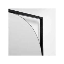KARE Design Miroir Bonita Noir 81x81cm ^ Miroir