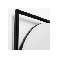 KARE Design Miroir Bonita Noir 109x71cm ^ Miroir