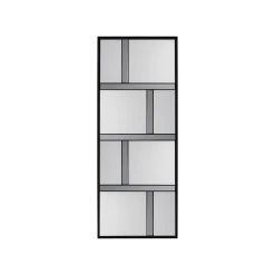 KARE Design Miroir Brick Noir 182x71cm ^ Miroir