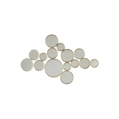 KARE Design Miroir Bubbles Laiton 93x138cm ^ Miroir