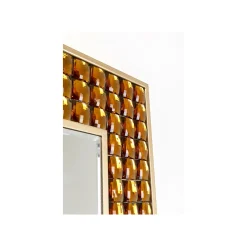 KARE Design Miroir Crystals Doré 180x80cm ^ Miroir