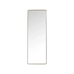 KARE Design Miroir Curve Rectangulaire Cuivre 200x70cm ^ Miroir