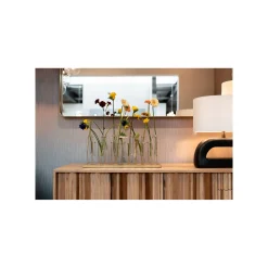 KARE Design Miroir Curve Rectangulaire Cuivre 200x70cm ^ Miroir
