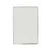KARE Design Miroir Curve Rectangulaire Laiton 120x80cm ^ Miroir