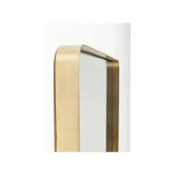 KARE Design Miroir Curve Rectangulaire Laiton 120x80cm ^ Miroir