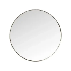 KARE Design Miroir Curve Rond Inox 100cm ^ Miroir