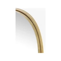 KARE Design Miroir Curve Rond Laiton 100cm ^ Miroir