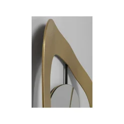 KARE Design Miroir Metro 105x57cm Doré ^ Miroir