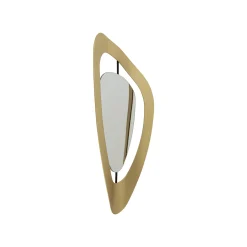 KARE Design Miroir Metro 105x57cm Doré ^ Miroir