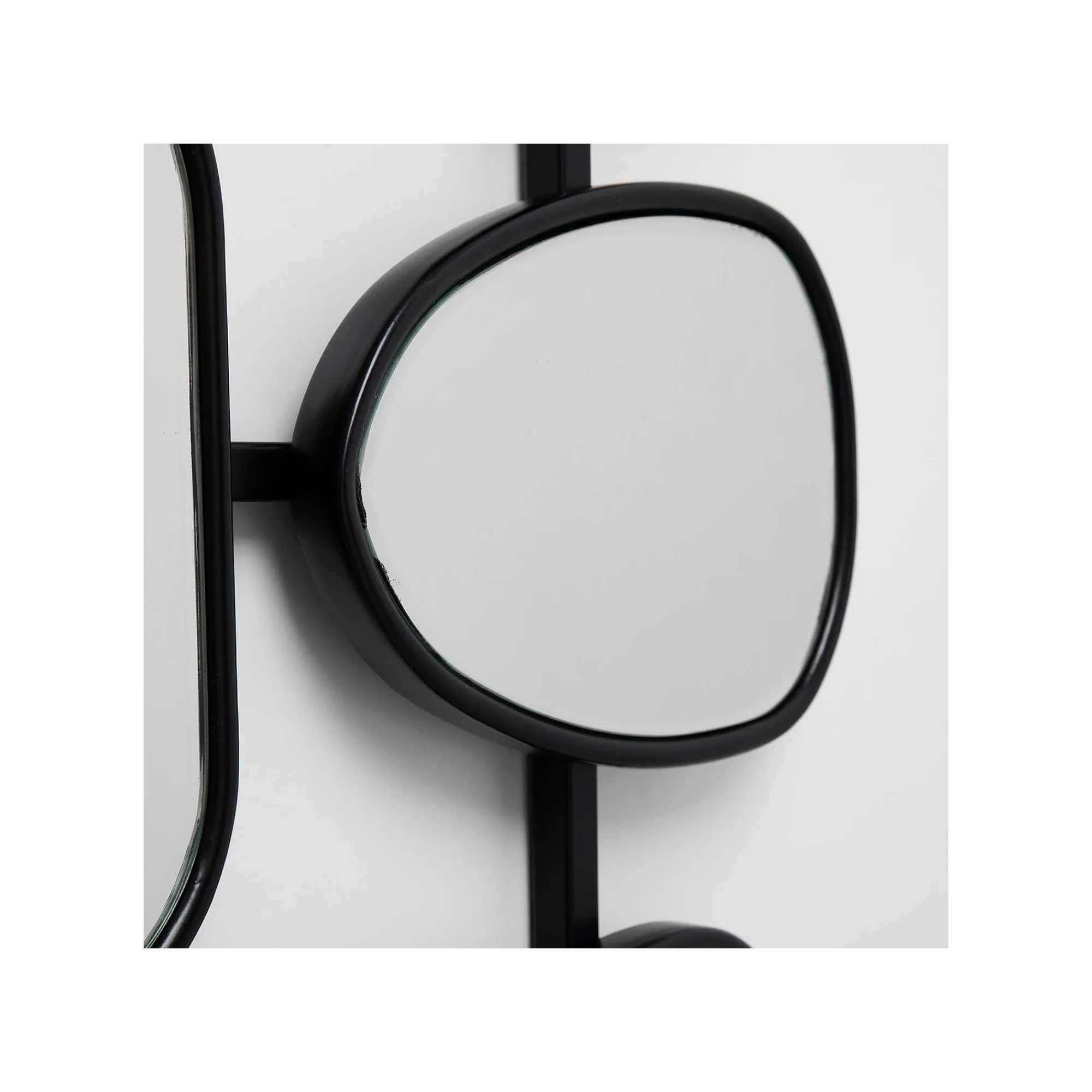 KARE Design Miroir Nastro Noir 114x80cm ^ Miroir