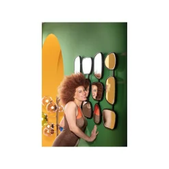 KARE Design Miroir Nastro Noir 114x80cm ^ Miroir
