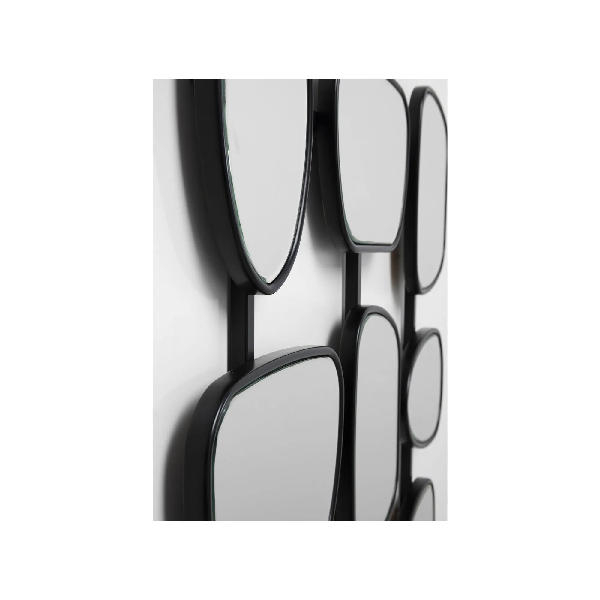 KARE Design Miroir Nastro Noir 114x80cm ^ Miroir