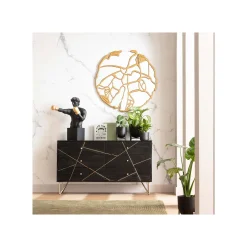 KARE Design Miroir Pieces 100cm Doré ^ Miroir