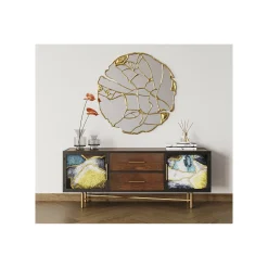 KARE Design Miroir Pieces 100cm Doré ^ Miroir