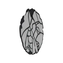 KARE Design Miroir Pieces 100cm Noir Mat ^ Miroir