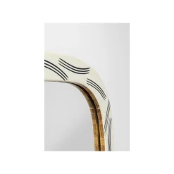 KARE Design Miroir Planos 93x43cm Blanc ^ Miroir