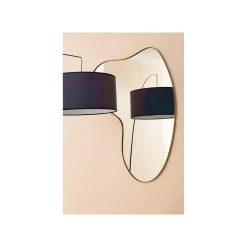 KARE Design Miroir Shape Laiton 120x110cm ^ Miroir