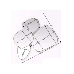 KARE Design Miroir Shapes 130x110cm ^ Miroir