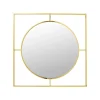 KARE Design Miroir Stanford 90x90cm Doré ^ Miroir